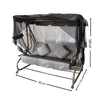 Lauko sūpynės Domoletti HC-998D, pilkos spalvos, 202 cm x 114 cm x 169 cm