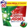 Ariel All-in-1 PODs +Extra Clean Power Skalbimo Kapsulės, 60 Skalb