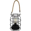 Artflow Sodo šviestuvas su LED, maitinamas baterijomis, 13x13x18 cm, juodas