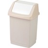 Šiukšliadėžė Curver Click-It 4043 / R004086, šviesiai ruda sp., 15 l, 43.8 cm x 23.5 cm
