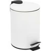 Šiukšliadėžė Domoletti, balta, 3 l, 25 cm