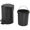 Šiukšliadėžė Gedy Potty 3309, juoda sp., 5 l, 27.5 cm x 26.8 cm