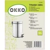 Aptel šiukšliadėžė su pedalu T-Y0112SS 12 l OKKO