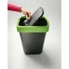 Šiukšliadėžė Rotho 1754408850, juoda sp./pilka sp., 25 l, 47.6 cm x 25.2 cm
