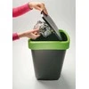Šiukšliadėžė Rotho 1754508850, juoda sp./pilka sp., 50 l, 60.2 cm x 29.8 cm