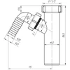 Ani Plast Ani_Plast Skalbyklės atšaka Aniplast M140EU, 1½” x 40 mm