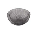 Domoletti BASKET FRUIT DOUB WAL MES BLA 30X30X15CM