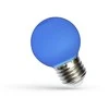 LED lempa, Spectrum, P45, 1W, E27, mėlynos spalvos