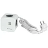 Aura Line Buitinis ilgintuvas, 3 x 1,5 mm², 1.5 m, 4 lizdų, 2USB