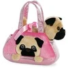 FANCY PALS AURORA Pliušinis mopsas rankinėje, 20 cm