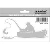 Automobilio lipdukas „Avisa Fisherman“, 7 cm x 14.5 cm