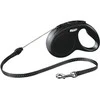 Automātiskā pavada Flexi New Classic Cord, melna krās., S 5m