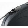 Automātiskā pavada Flexi New Classic Cord, melna krās., S 5m