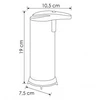 Jutiklinis skystojo muilo dozatorius SANIPLAST, 0,25 l