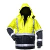 B Safety Darba jaka Baltic Canvas HI-VIS FB-8946 L, zila krās./dzeltena krās., L dydis