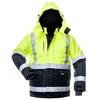 B Safety Darba jaka Baltic Canvas HI-VIS FB-8946 L, zila krās./dzeltena krās., L dydis