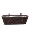 Balkoninis lovelis Domoletti 53000011110, plastmasinis, rudas