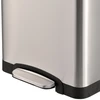 Šiukšliadėžė Baltic Aqua 15L+15L Chromo