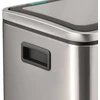 Šiukšliadėžė Baltic Aqua 15L+15L Chromo