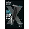 Barzdaskutė Bārdas trimmeris Braun Series X XT5100, melna krās./pelēka krās.