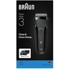 Barzdaskutė Braun Series 3+ 3000BT, juoda