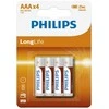 Baterijos Philips AAA Longlife 4 vnt.