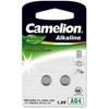 Camelion Alkaline Button celles 1.5V (LR626) AG4/LR66/377, 2-pack