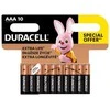 Elementai DURACELL AAA/LR03. 1.5V. 10 vnt.