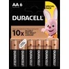 Duracell Basic Pagrindinė AA/LR6 baterijos lizdinė plokštelė po 6