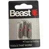 BEAST Uzgaļu kompl. 3gb 1/4-25mm T25-T30-T40