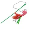 Beeztees Žaislas katėms ant pagaliuko Karlie, raudonas/žalias, 40 cm