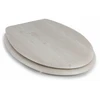Beldray LA033710WOAKPFEU7 Wooden MDF Toilet Seat, Baltas Oak