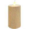 Besk Dekors Svece LED 6x10cm, koka efektu