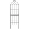 Besk Dekoratyvinės metalinės grotelės 50x180cm, juodos