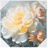 Besk Kanva su 3d atspaudu Peonija 2 50x50cm
