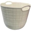 Besk Laikymo dėžutė Plastikinė Apvali Balta 33x26cm