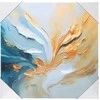 Besk Drobė su 3D spauda, 50x50 cm, Abstrakcija 2