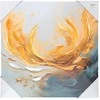 Besk Drobė su 3D spauda, 50x50 cm, Abstrakcija 3