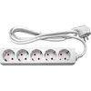 Besk Prailgintuvas 5 lizdai 5m 3x1,5mm² su įžeminimu balta