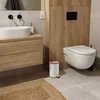 Besk DIANA Pedalinis kibiras 3L baltas, su bambukiniu dangteliu, soft close