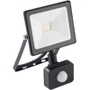 Besk Led prožektorius 10W IP44 4000K Su jutikliu Juodas