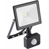 Besk Led prožektorius 10W IP44 4000K Su jutikliu Juodas