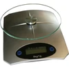 Virtuvinės svarstyklės Besk Svari virtuves digitālie 5kg balti/pelēki