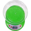Virtuvinės svarstyklės Besk Svari virtuves digitālie ar trauku 5kg zaļi