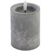 Besk Svece LED 7.5x12cm, akmens efektu