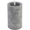 Besk Svece LED 7.5x15cm, akmens efektu