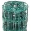 Besk Tvoros cinkuotos su PVC danga 1.2m x 25m, Žalia, 75x100mm