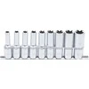 Bgs Technic Galvučių rinkinys E-Tipas | Ilgos | 12,5 mm (1/2") | E10 - E24 | 9 vnt. (2026)