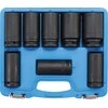 BGS Giluminiai smūginiai raktai - 3/4" jungtis - 22 - 38 mm - 8 vnt.