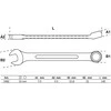 Bgs Technic Raktas kombinuotas 10mm BGS